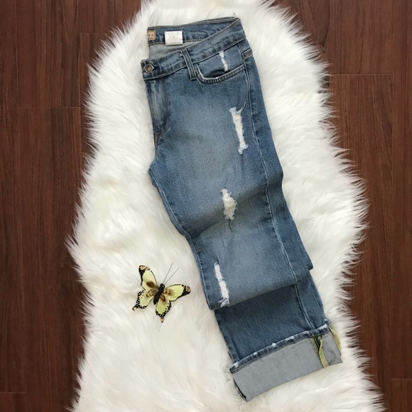 AGACI Denim - 👖AGACI TOO Distressed Crop Jeans Size 11 Jeans👖